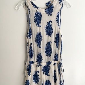 Cute Blue and White Romper